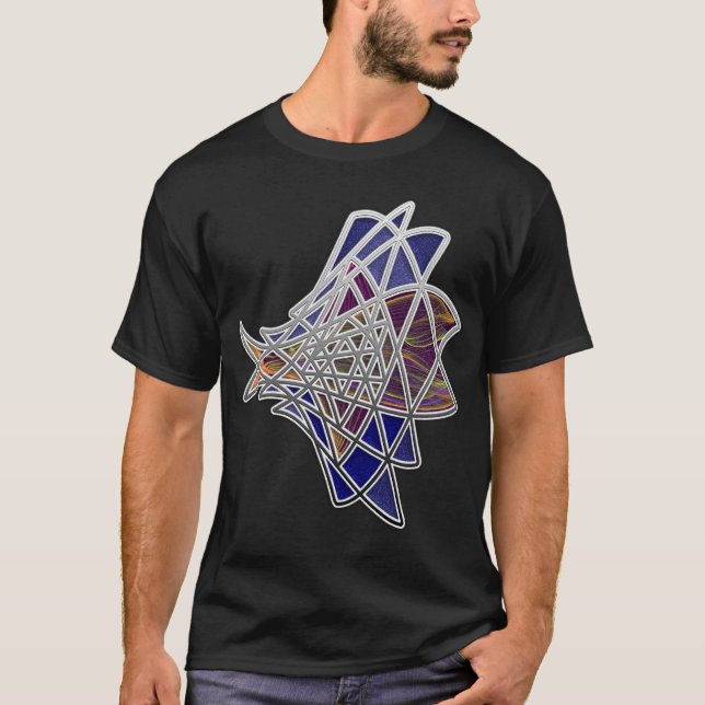 Heilige Geo-Fische T-Shirt (Vorderseite)