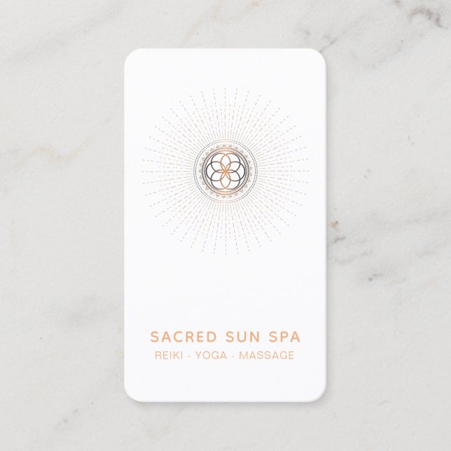 *~* Heilige Geometrie Alchemy Shaman Mandala Visitenkarte (Vorderseite)