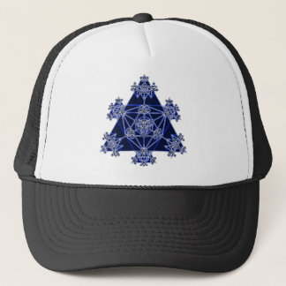 Heilige Geometrie: Blaue Dreiecke: Truckerkappe