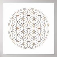 Heilige Geometrie-Blume des Lebens (V-Elemente)