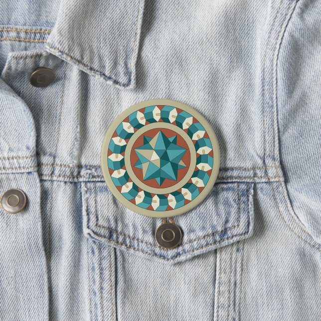 Heilige Geometrie Button (Beispiel)