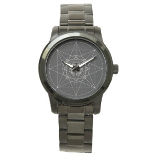 Heilige Geometrie der dritten Dimension Armbanduhr