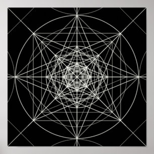 Heilige Geometrie der dritten Dimension Poster