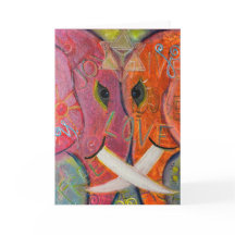 Heilige Geometrie Elefant Original-Kunst