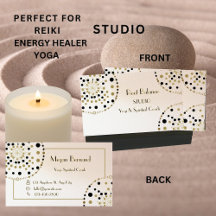 Heilige Geometrie Gold & Schwarz Yoga Reiki Heiler