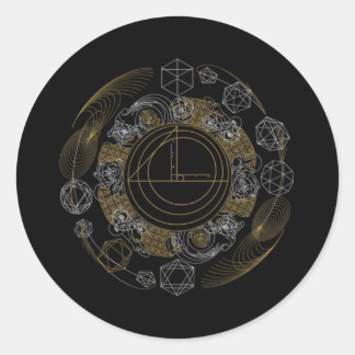 Heilige Geometrie Golden Ratio Aufkleber | Mystisc