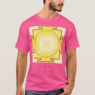 Heilige Geometrie Golden Sri Yantra Sound von Om T-Shirt