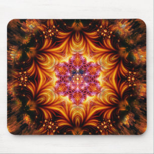 Heilige Geometrie-Mandala-Mausunterlage Mousepad