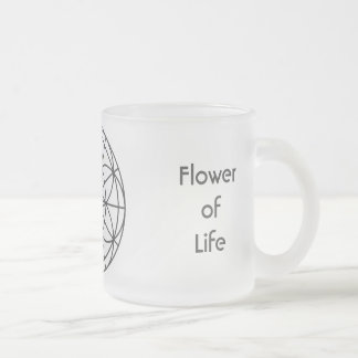 Heilige Geometrie-mattierte GlasTasse Mattglastasse