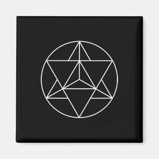 Heilige Geometrie Merka Symbol Yoga Meditation Magnet