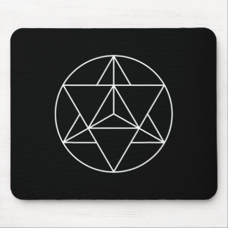 Heilige Geometrie Merka Symbol Yoga Meditation Mousepad