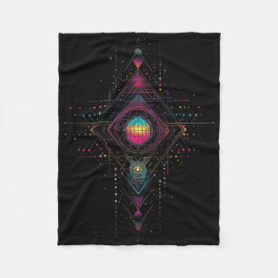 Heilige Geometrie Metatron Würfel Spirituelles Yog Fleecedecke