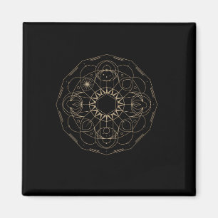 Heilige Geometrie Metatron Würfel Spirituelles Yog Magnet