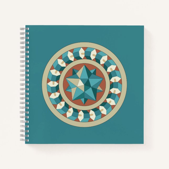 Heilige Geometrie Notizbuch (Vorderseite)