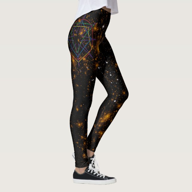 Heilige Geometrie-Sigil Leggings (Rechts)