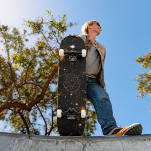 Heilige Geometrie-Sigil Skateboard