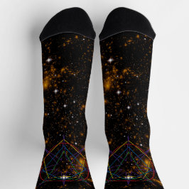 Heilige Geometrie-Sigil Socken