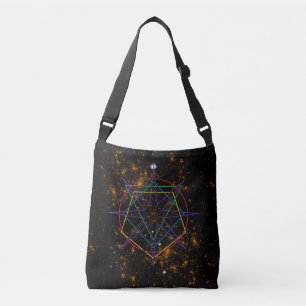 Heilige Geometrie-Sigil Tragetaschen Mit Langen Trägern