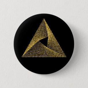 Heilige Geometrie-Symbol Button