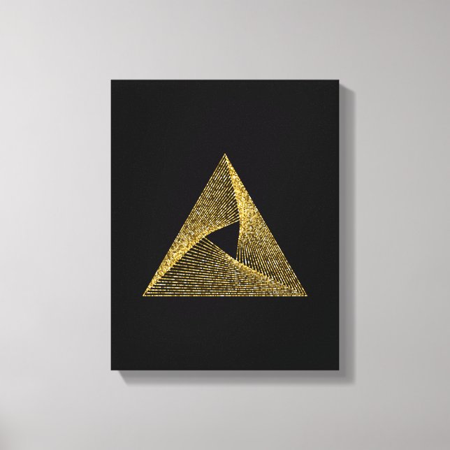 Heilige Geometrie-Symbol Leinwanddruck (Vorderseite)