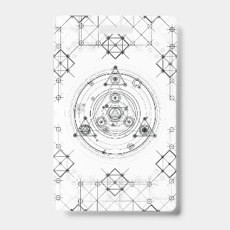 Heilige Geometrie und geometrische Alchemie-Design Ausweis