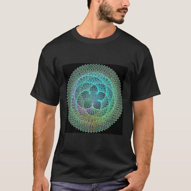 Heilige Geometrie - Venus-Durchfahrt NEON T - T-Shirt (Vorderseite)