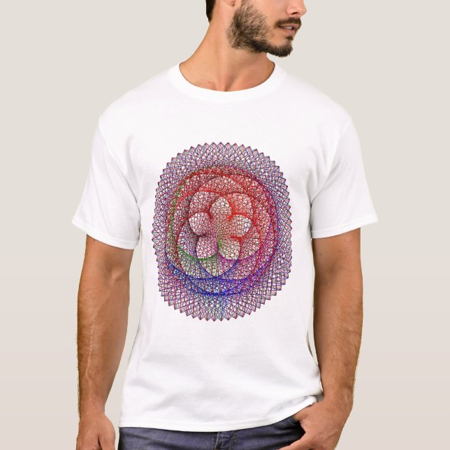 Heilige Geometrie - Venus-Durchfahrt-T - Shirt (Vorderseite)