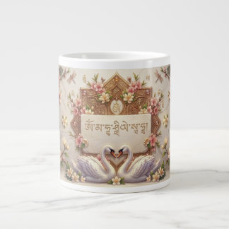 Heilige Göttin des Glücks Mantra-Wandkunst | High- Jumbo-Tasse