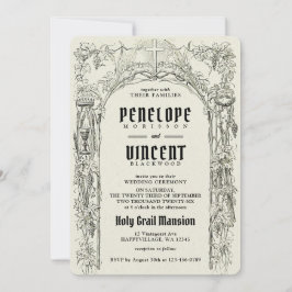 Heilige Gral-Hochzeit Einladung