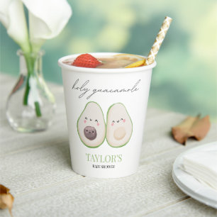 Heilige Guacamole Avocado Baby Dusche Geschlecht N Pappbecher