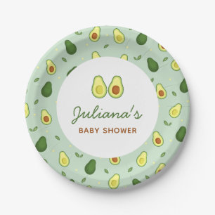 Heilige Guacamole Avocado Green Baby Dusche Pappteller