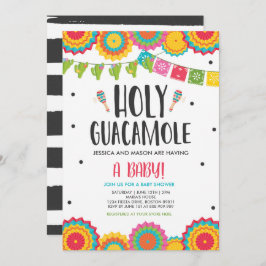 Heilige Guacamole Fiesta Babydusche Kaktus Einladung