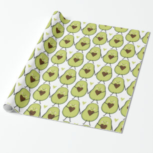 Heilige Guacamole Herz Avocado Baby Shower Zwillin Geschenkpapier