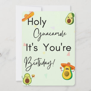 Heilige Guacamole ist dein Geburtstag! Einladung