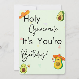 Heilige Guacamole ist dein Geburtstag! Einladung