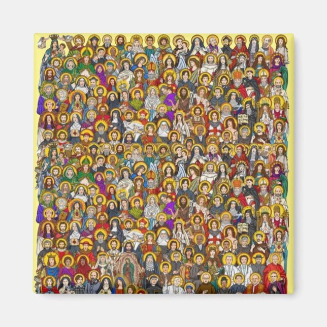 Heilige, Heilige, katholische Heilige Magnet (Vorne)