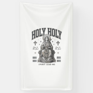 Heilige Heilige Vintage Gravur Religiöses Shirt-De Banner