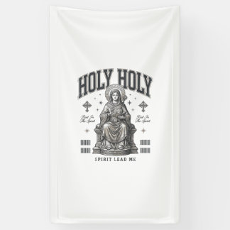 Heilige Heilige Vintage Gravur Religiöses Shirt-De Banner
