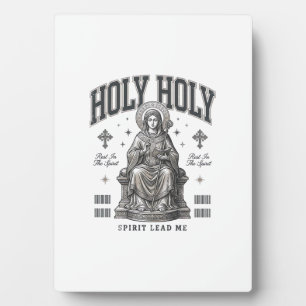 Heilige Heilige Vintage Gravur Religiöses Shirt De Fotoplatte