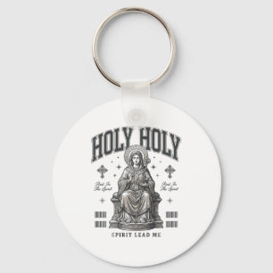 Heilige Heilige Vintage Gravur Religiöses Shirt De Schlüsselanhänger