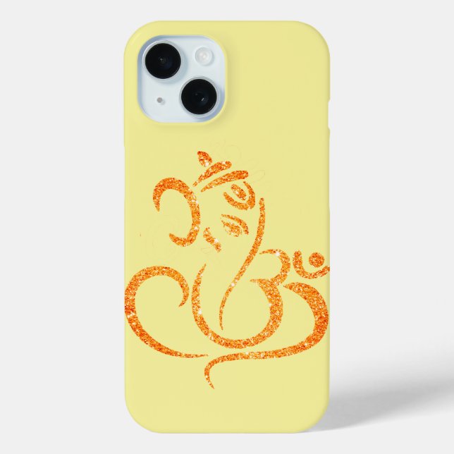 Heilige Heiligkeit: Ganesh Hindu Deity iPhone Case (Rückseite)