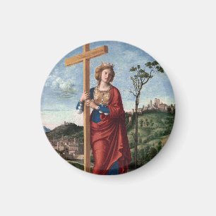 Heilige Helena mit dem Wahren Kreuz Sakrale Kunst Magnet