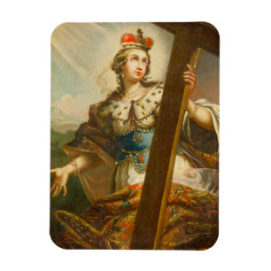Heilige Helena mit dem Wahren Kreuz Sakrale Kunst Magnet