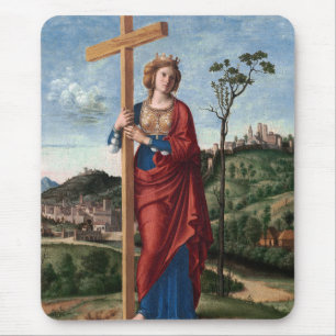 Heilige Helena mit dem Wahren Kreuz Sakrale Kunst Mousepad