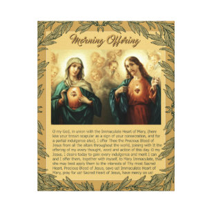Heilige Herz-Mary-Engels-Engel Jesuss tadellose Leinwanddruck