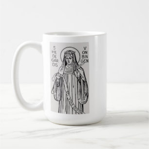 Heilige Hildegard von Bingen Benediktineräbtissin Kaffeetasse