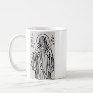 Heilige Hildegard von Bingen Benediktineräbtissin Kaffeetasse