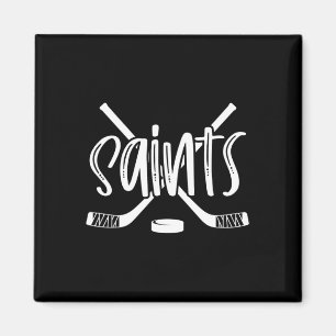 Heilige Hockey-Mannschaft Maskottchen Schulgeist S Magnet