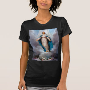 Heilige Jungfrau Mary, Jesus u. Götter Mutter, T-Shirt