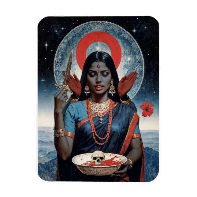 Heilige Kali Magnet (Vertikal)